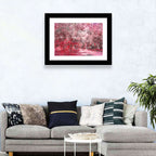 Pink Autumn Pathway Wall Art