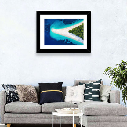 Zlatni Rat Beach Aerial Coast Wall Art