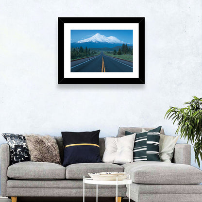 Mount Shasta Volcano Wall Art