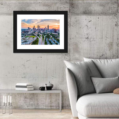 Downtown Atlanta Skyline Wall Art