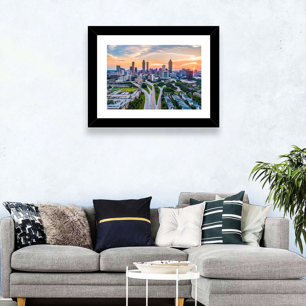 Downtown Atlanta Skyline Wall Art