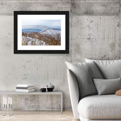 Lake Kuttara Crater View Wall Art