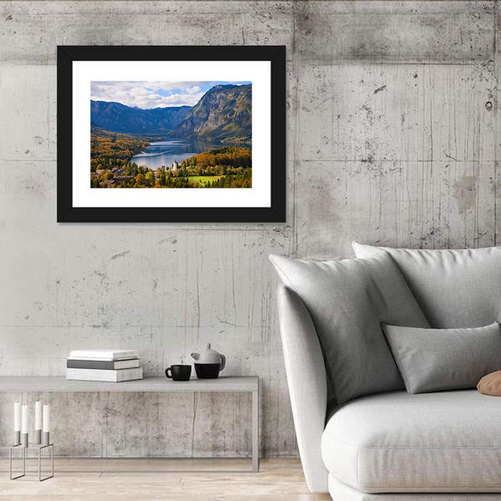 Autumn at Lake Bohinj Wall Art