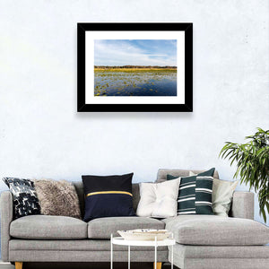 Cloudy Lake Toho Wall Art