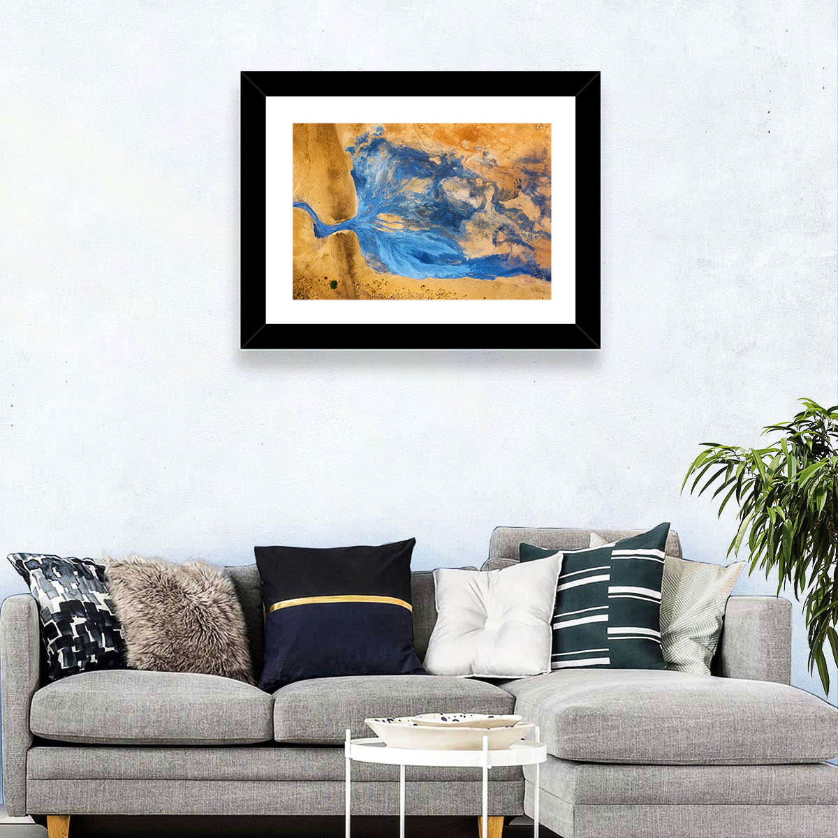 Geysers Valley Aerial View Wall Art