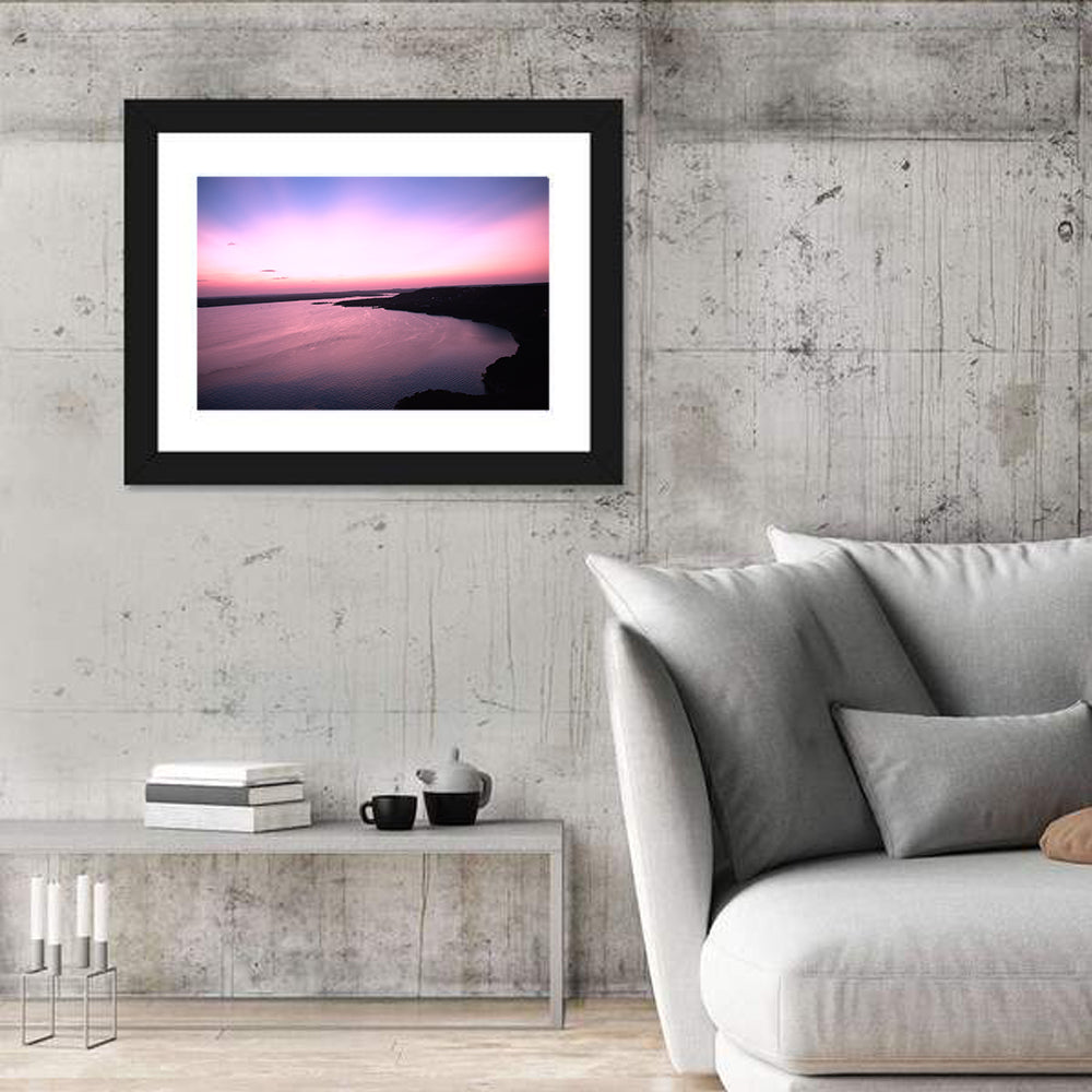 Lake Travis Purple Sunset Wall Art