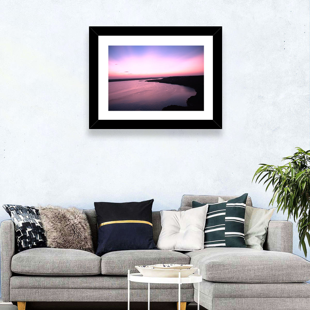Lake Travis Purple Sunset Wall Art