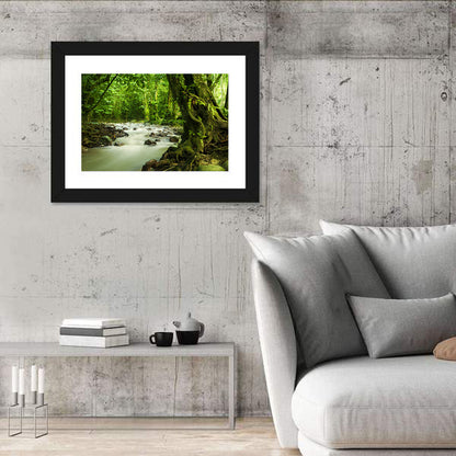 Emerald Rainforest River Wall Art