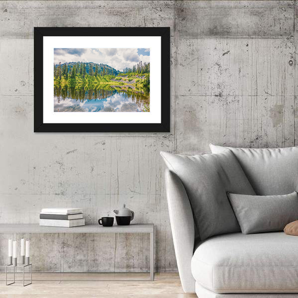 Highwood Lake Reflection Wall Art
