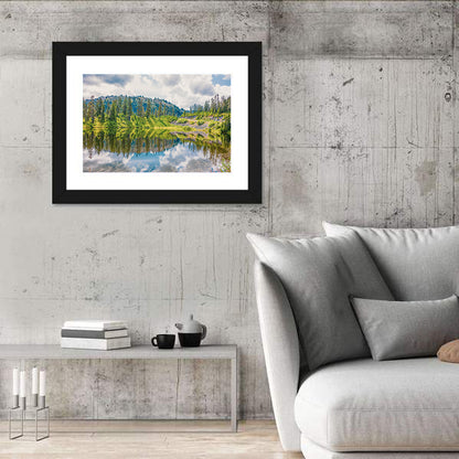 Highwood Lake Reflection Wall Art