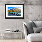 Moored Boats at Hintersee Wall Art