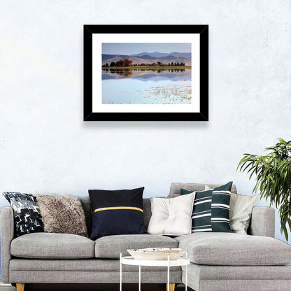 Mission Valley Lake Reflection Wall Art