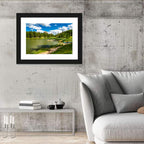 Sylvan Lake Dockside Scene Wall Art