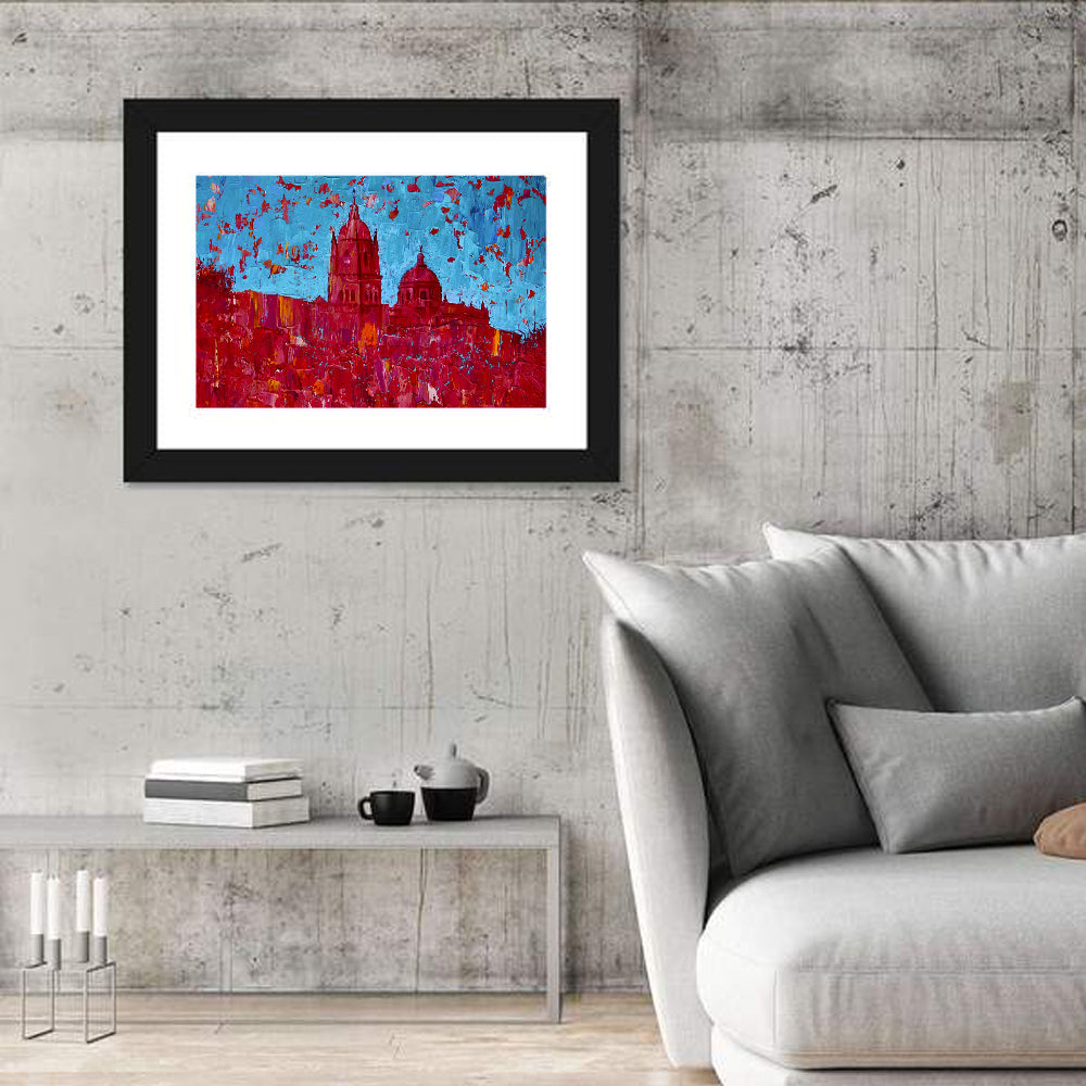 New Cathedral of Salamanca Wall Art in a room, landscape