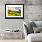 Santa Magdalena Valley at Golden Hour Wall Art