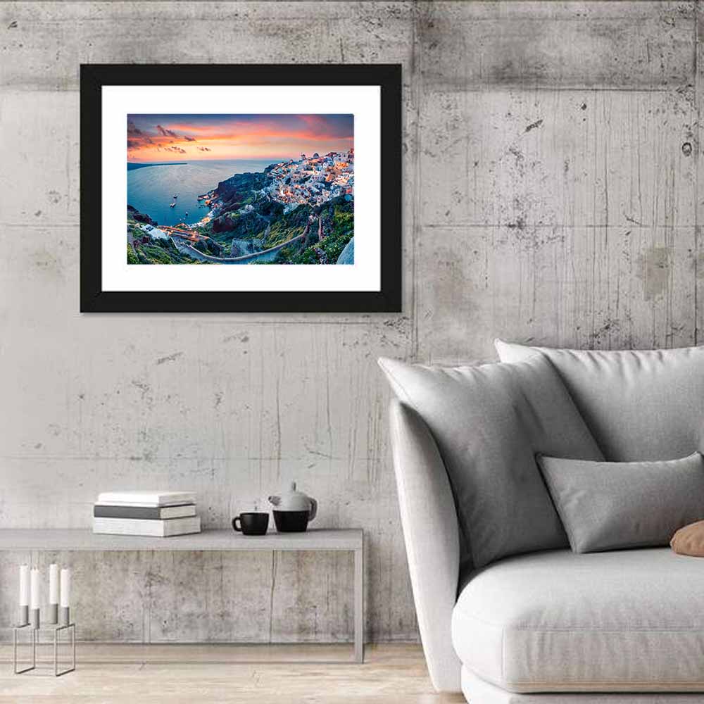 Oia Sunset, Santorini Wall Art