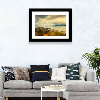 Astoria-megler Bridge Cityscape Wall Art