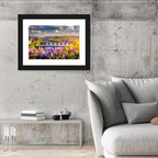 Prague Vltava Bridges in Spring Light Wall Art