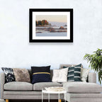 Lake Vanern Misty Shoreline Wall Art