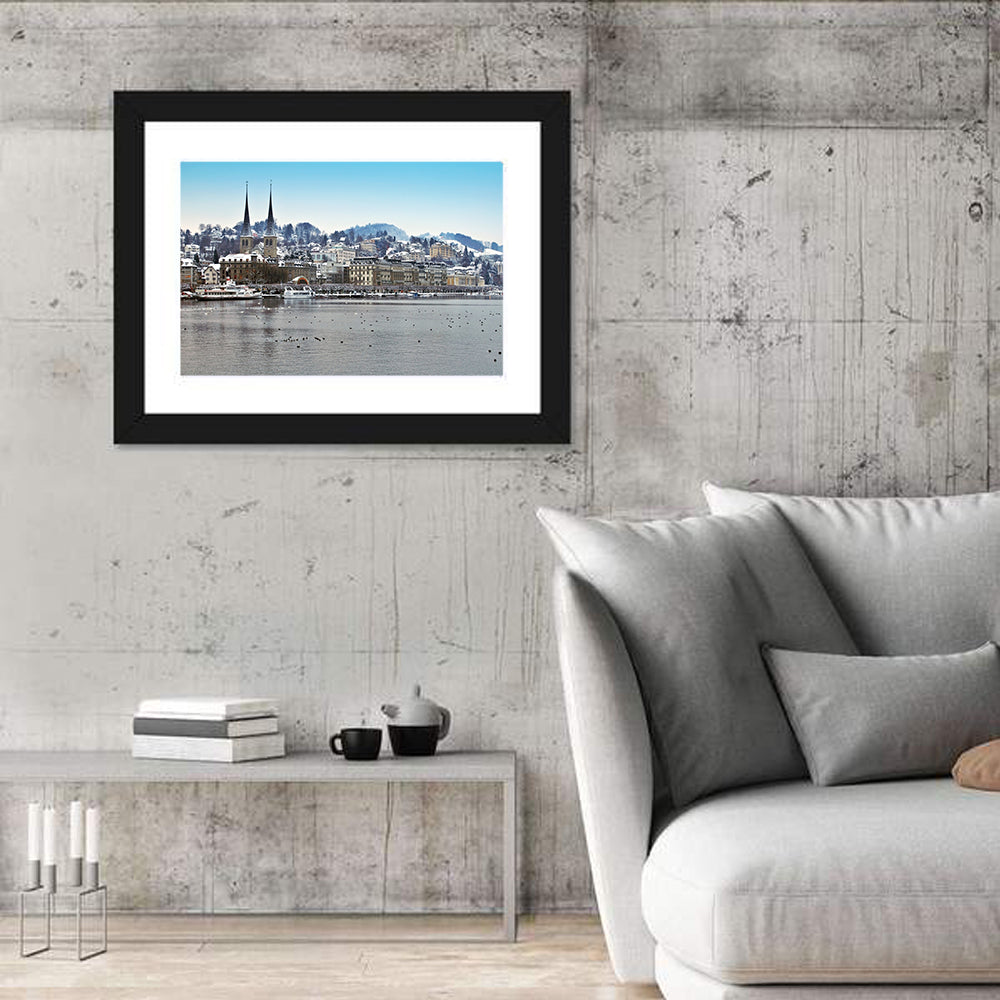 Hofkirche Lucerne Cityscape Wall Art