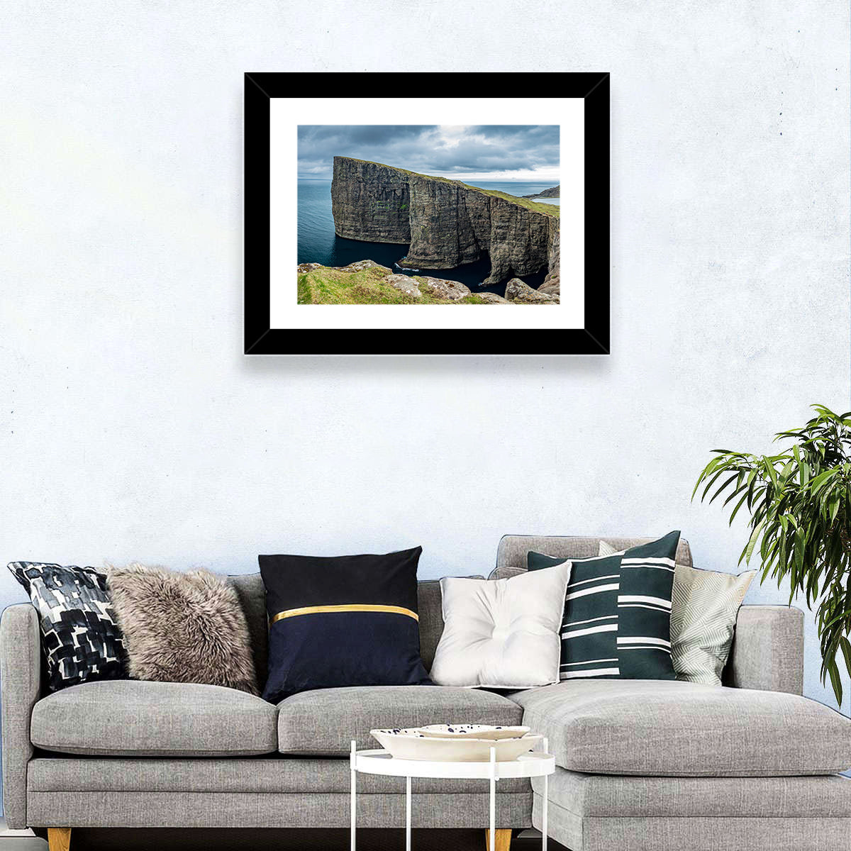 Trælanípa Cliff, Faroe Islands Wall Art