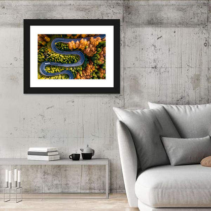 Serpentine Forest Road Wall Art
