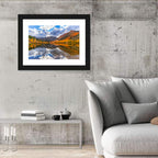 North Lake Autumn Reflection Wall Art