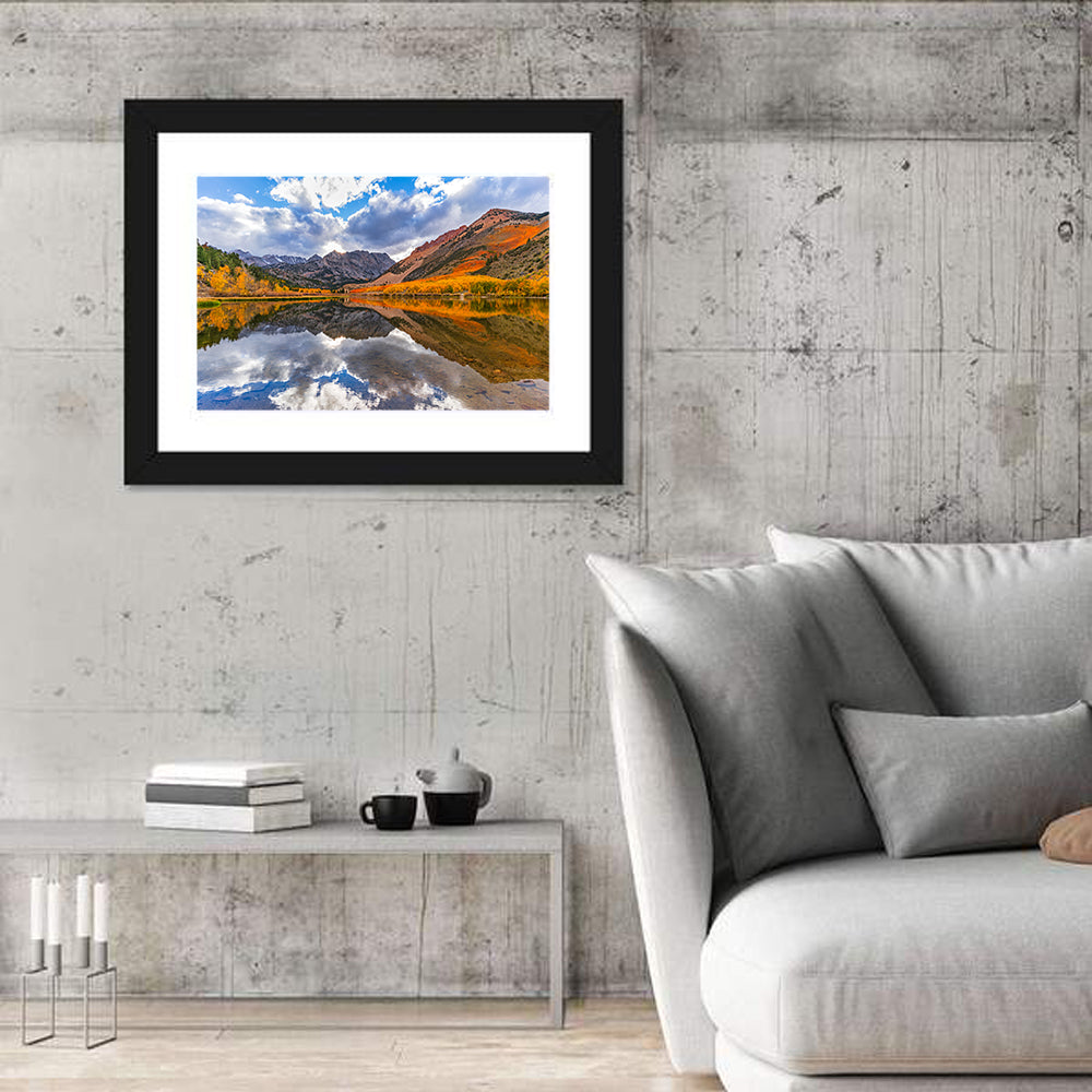 North Lake Autumn Reflection Wall Art