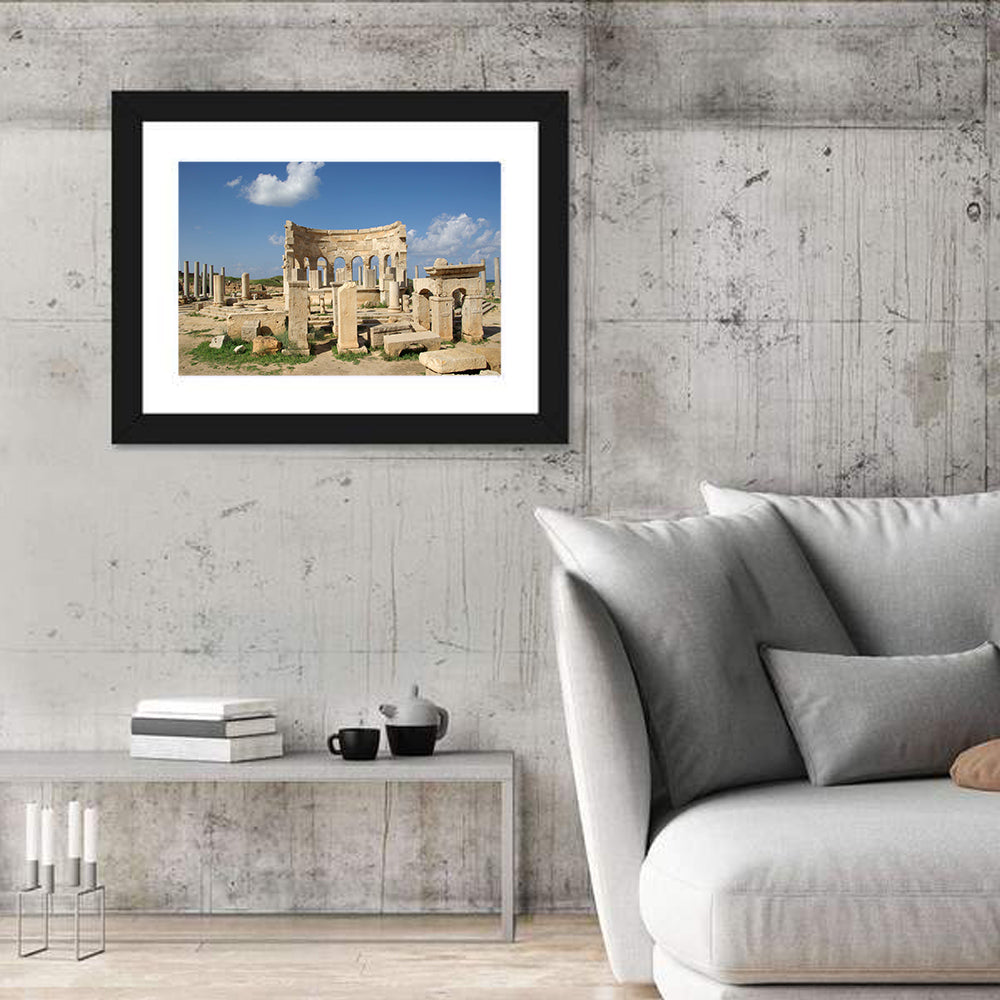Leptis Magna Stone Ruins Wall Art