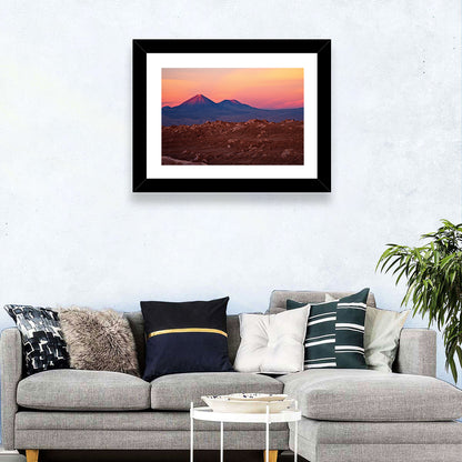 Valle De La Luna, Licancabur Volcano Wall Art