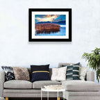 Lake Obersee Reeds at Dusk Wall Art
