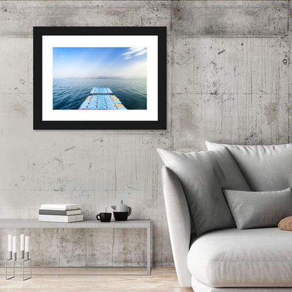 Galilee Floating Dock at Tiberias Wall Art