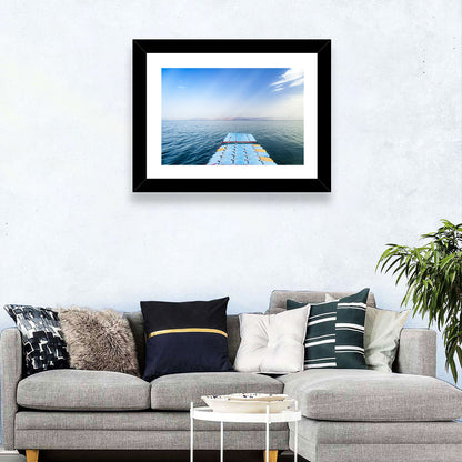 Galilee Floating Dock at Tiberias Wall Art