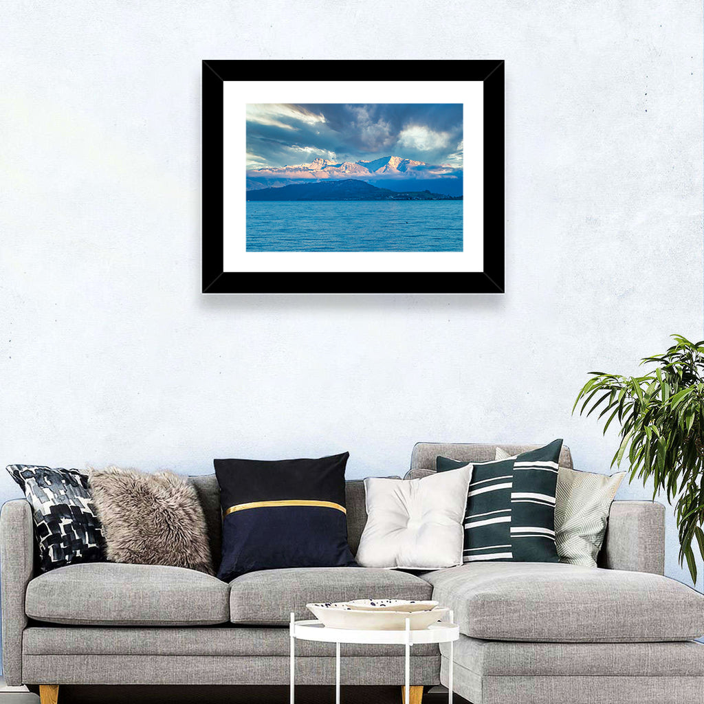 Lake Obersee Golden Hour Wall Art
