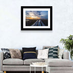 Mobile Bay Bridge at Sunset Wall Art