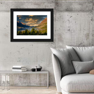 Montana Mountain Lake Wall Art