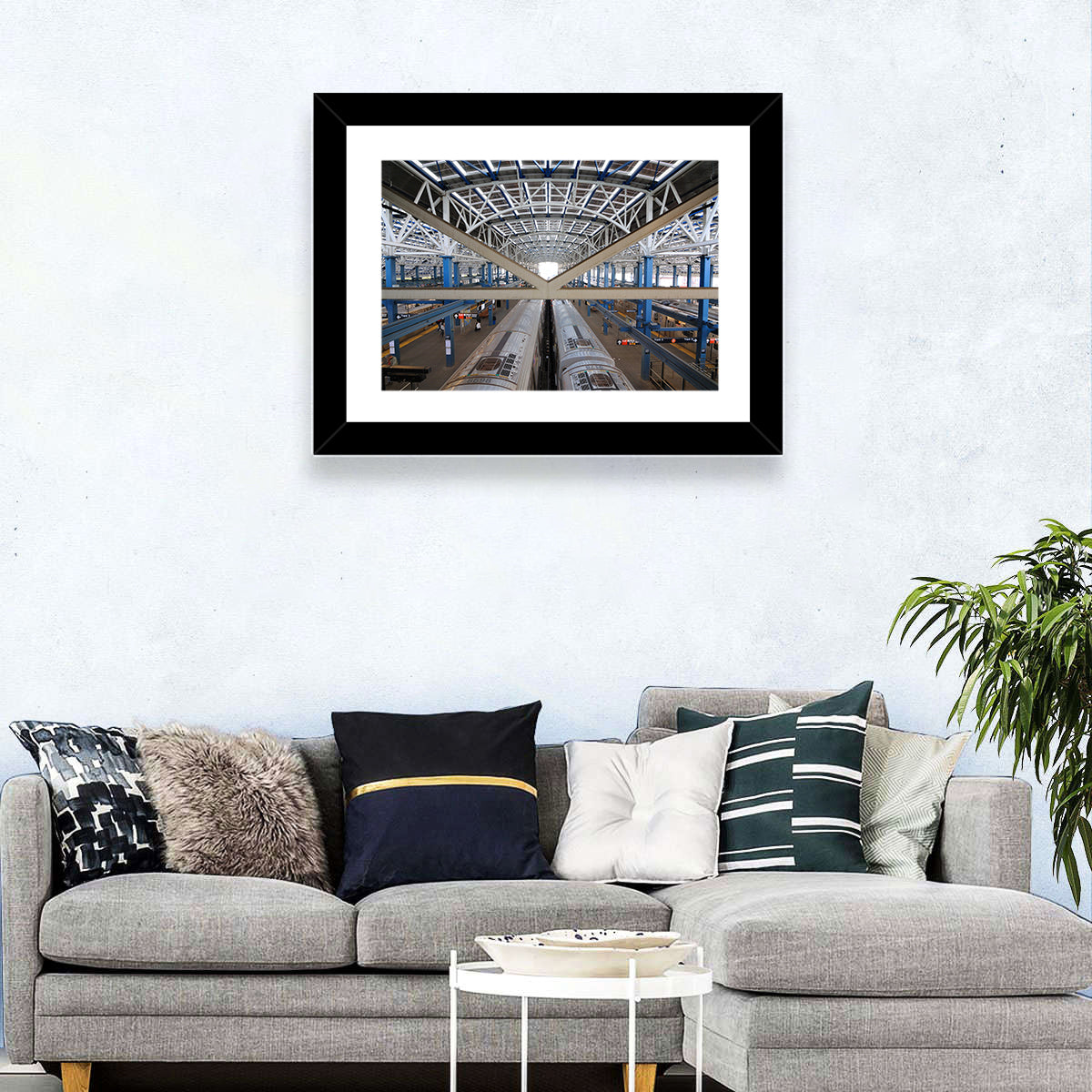 Stillwell Avenue Station Platform Perspective Wall Art