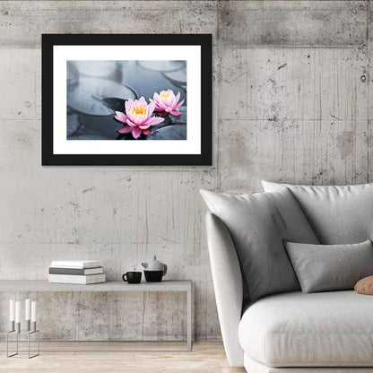 Pink Water Lilies Wall Art
