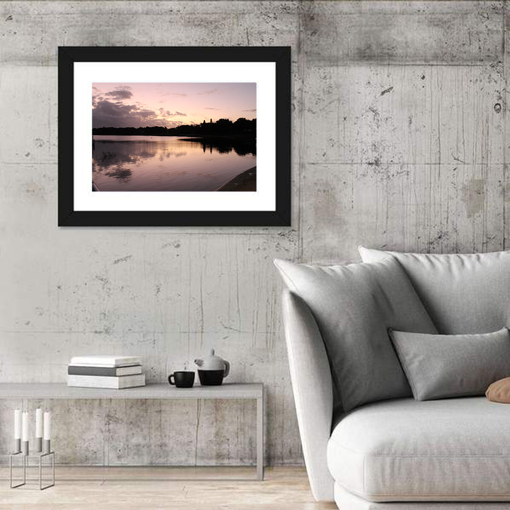 Lake Eva Dusk Reflection Wall Art
