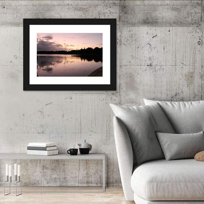 Lake Eva Dusk Reflection Wall Art