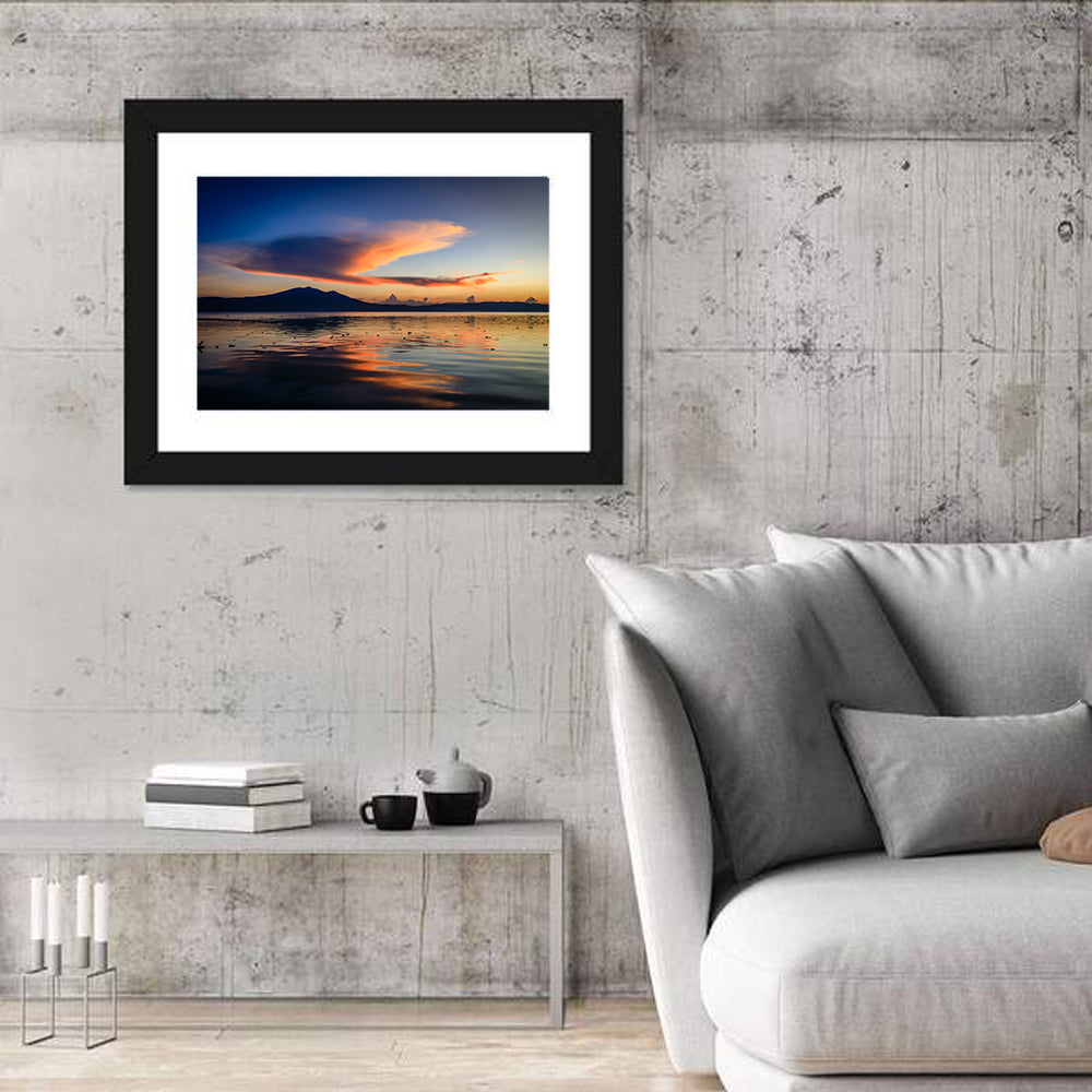Lake Chapala Golden Dusk Wall Art