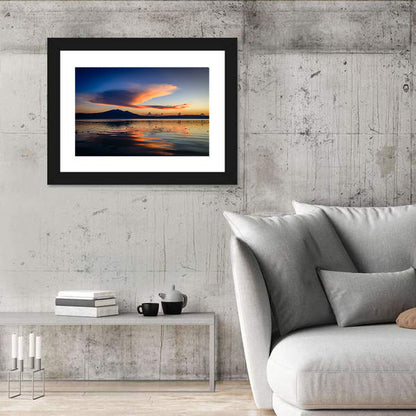 Lake Chapala Golden Dusk Wall Art
