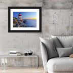 Castle Hill Lighthouse at Dusk Wall Art
