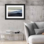 Misty Mountain Silhouette Wall Art