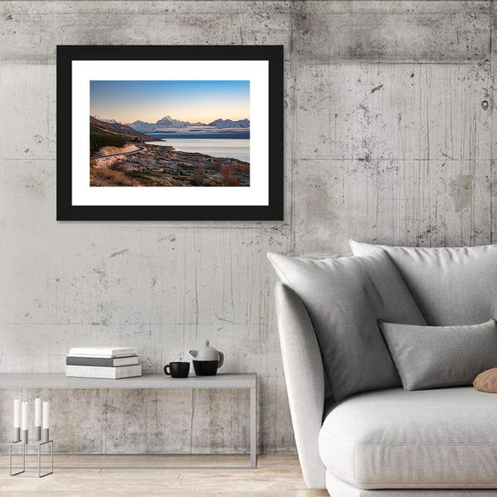 Mount Cook Over Lake Pukaki Wall Art