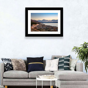 Mount Cook from Lake Pukaki Wall Art