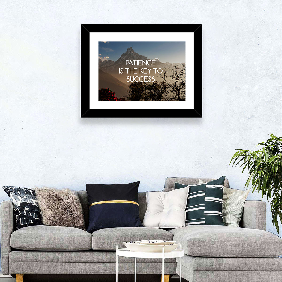 Patience Is the Key to Success Wall Art
