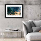 Sunset Barrel Wave Wall Art