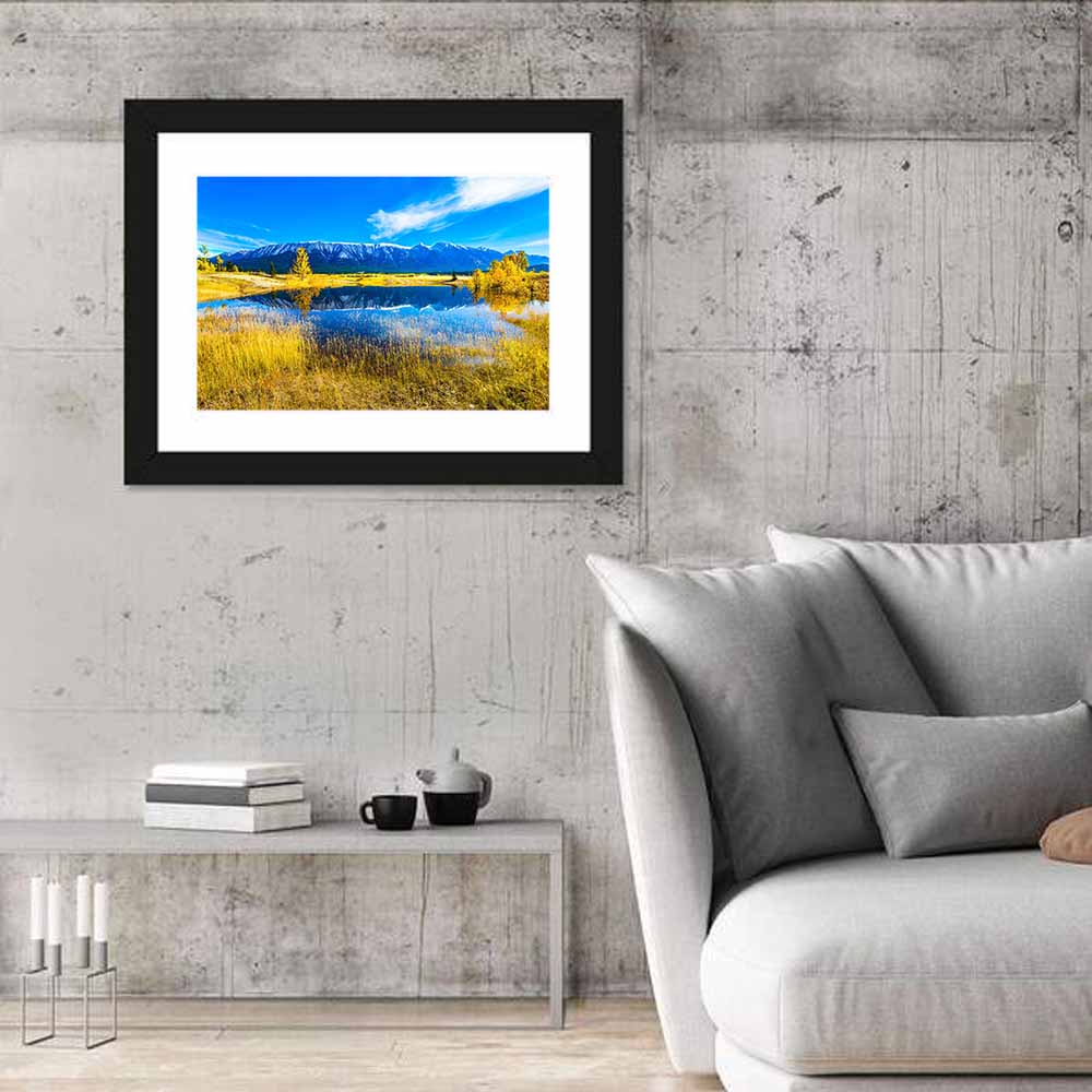Abraham Lake Reflection Wall Art