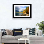 Lake Mcdonald Autumn Shoreline Wall Art